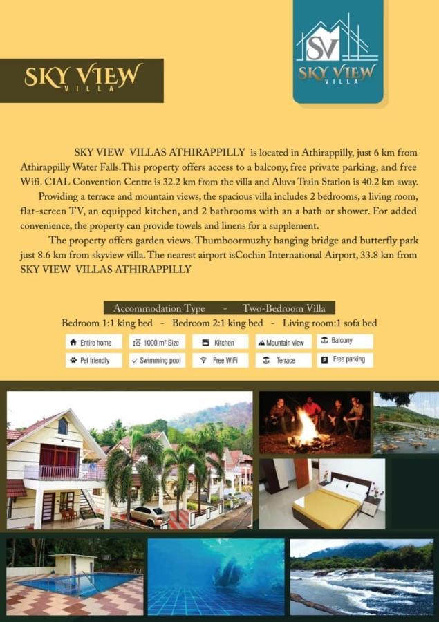 Skyview Villa 아티라팔리 외부 사진